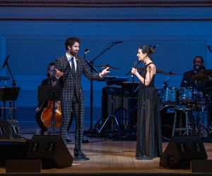Darren Criss, Lea Michele @ BroadwayWorld Darren Criss, Lea Michele Photo