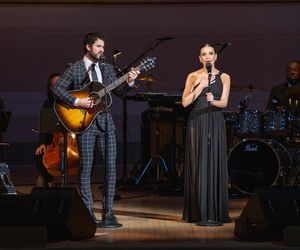 Darren Criss, Lea Michele @ BroadwayWorld Darren Criss, Lea Michele Photo