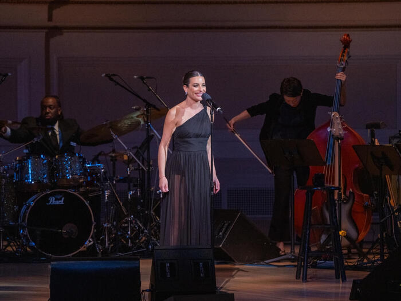 Photos: Lea Michele Makes Carnegie Hall Debut With Special Guests Jonathan Groff and Darren Criss  Image