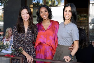 Sara Mibo Sohn, Lizzy Mathis and Lisa Ling Photo