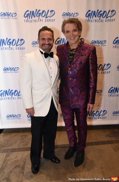 Jono MNainelli and Charles Busch Photo