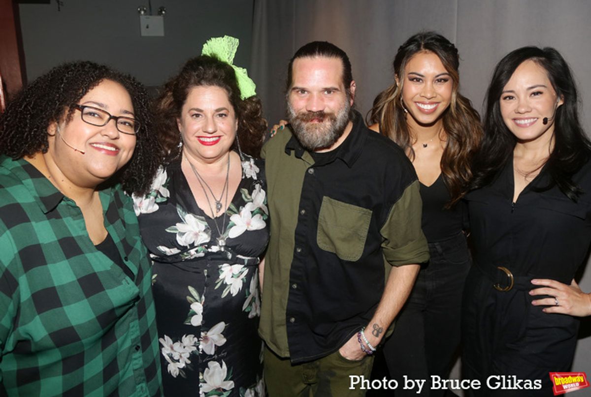 Desi Dennis-Dylan, Director Marissa Jaret Winokur, Assistant Director Chadd McMillan, Ashley Argota Torres and Lana McKissack  at 