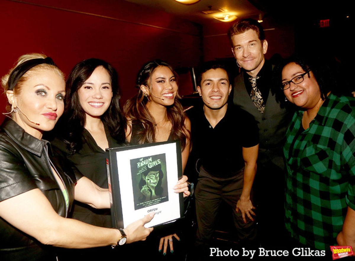 Orfeh, Lana McKissack, Ashely Argota Torres, Nick Martinez, Andy Karl and Desi Dennis-Dylan  at 