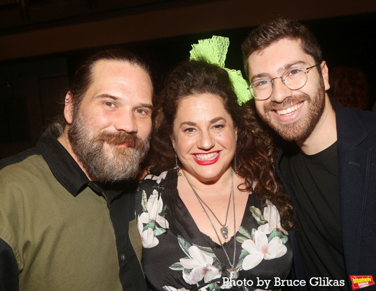 Assistant Director Chadd McMillan, Director Marissa Jaret Winokurand Producer David Treatman at 