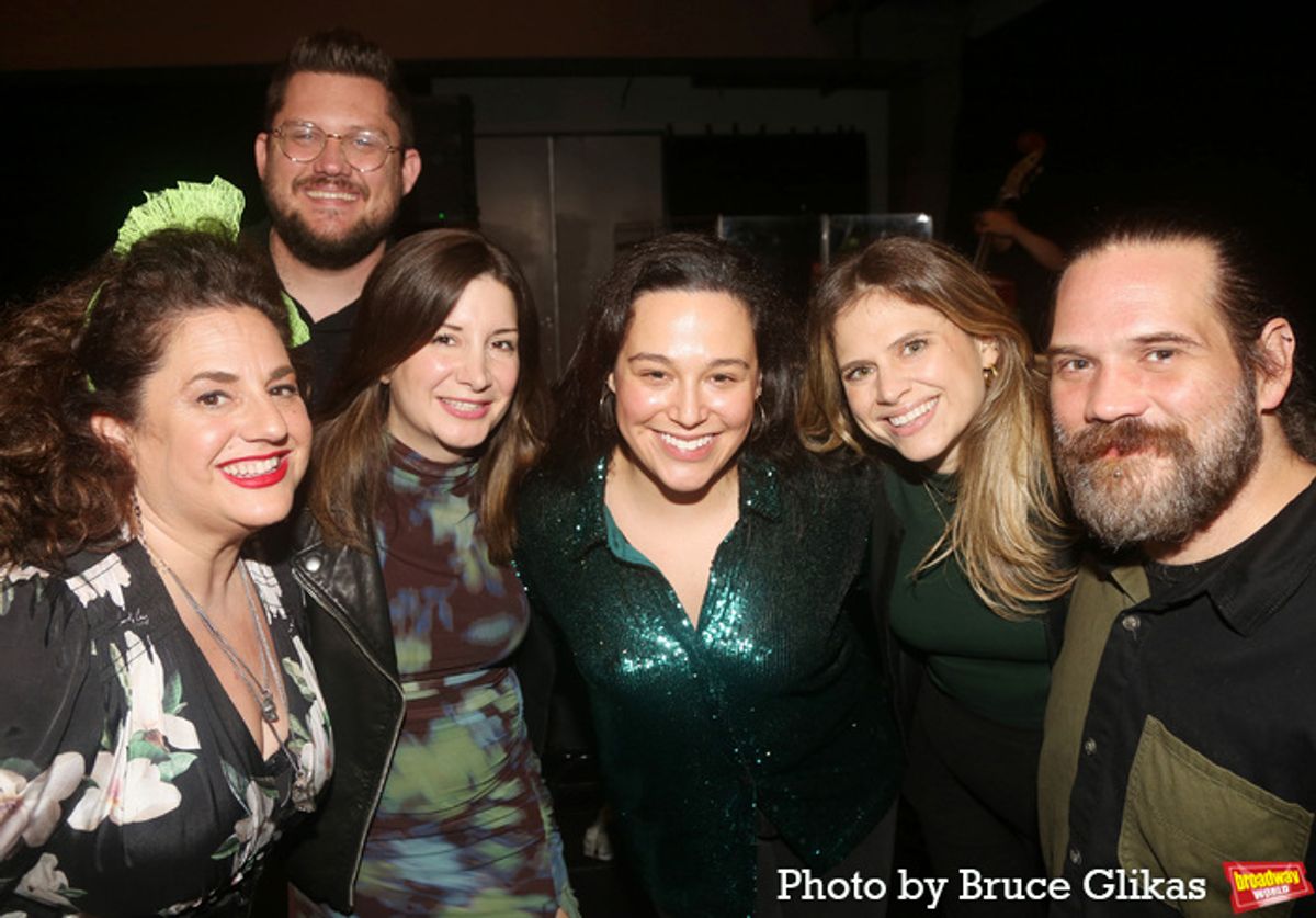 Director Marissa Jaret Winokur, Musical Director Justin Cowan, Book &amp; Lyrics Lisa Mongillo, Music &amp; Book Amanda D’Archangells, Book &amp; Lyrics Sami Horneff and Assistant Director Chadd McMillan at 
