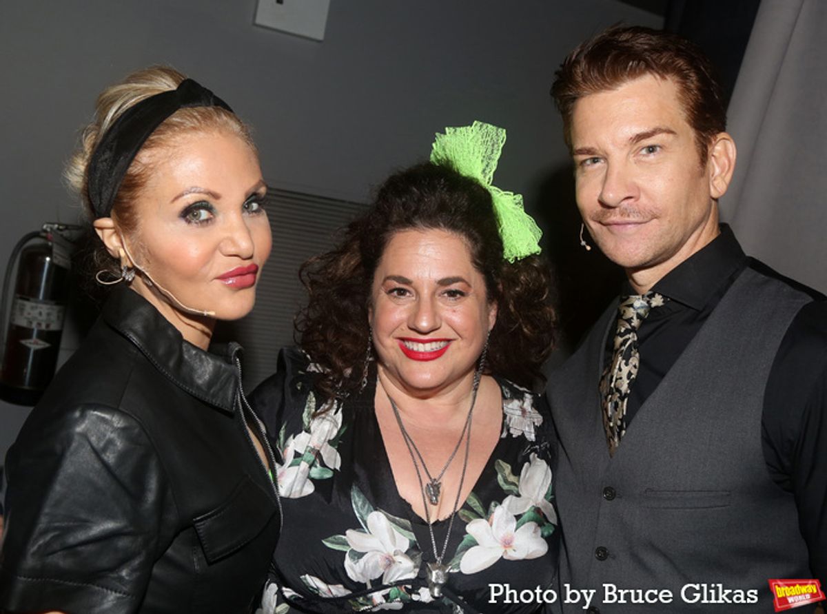 Orfeh, Marissa Jaret Winokur and Andy Karl  at 