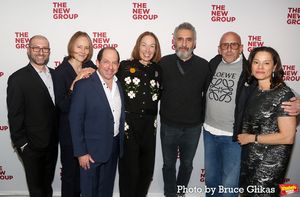 New Group Executive Director Adam Bernstein, Jo Bonney, Jason Kravits, Elizabeth Marvel, John Turturro, New Group Artistic Director Scott Elliott and Ariel Levy @ BroadwayWorld New Group Executive Director Adam Bernstein, Jo Bonney, Jason Kravits, Elizabeth Marv Photo