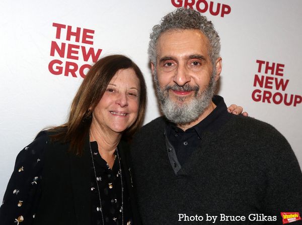 Karen Brooks Hopkins and John Turturro  Photo