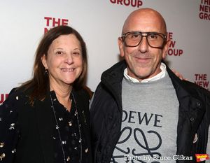 Karen Brooks Hopkins and New Group Artistic Director Scott Elliot Photo