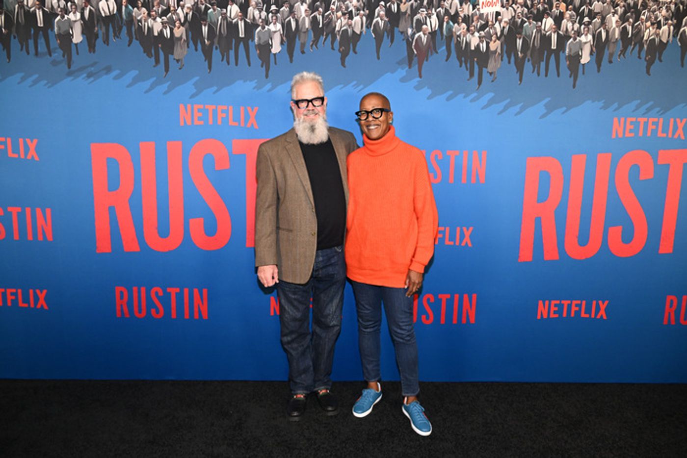 Photos: Tony Kushner, George C. Wolfe & More Attend RUSTIN Screenings In NYC  Image
