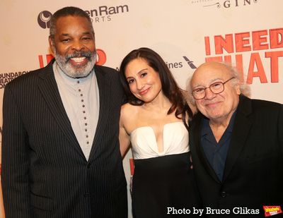 Ray Anthony Thomas, Lucy DeVito and Danny DeVito Photo