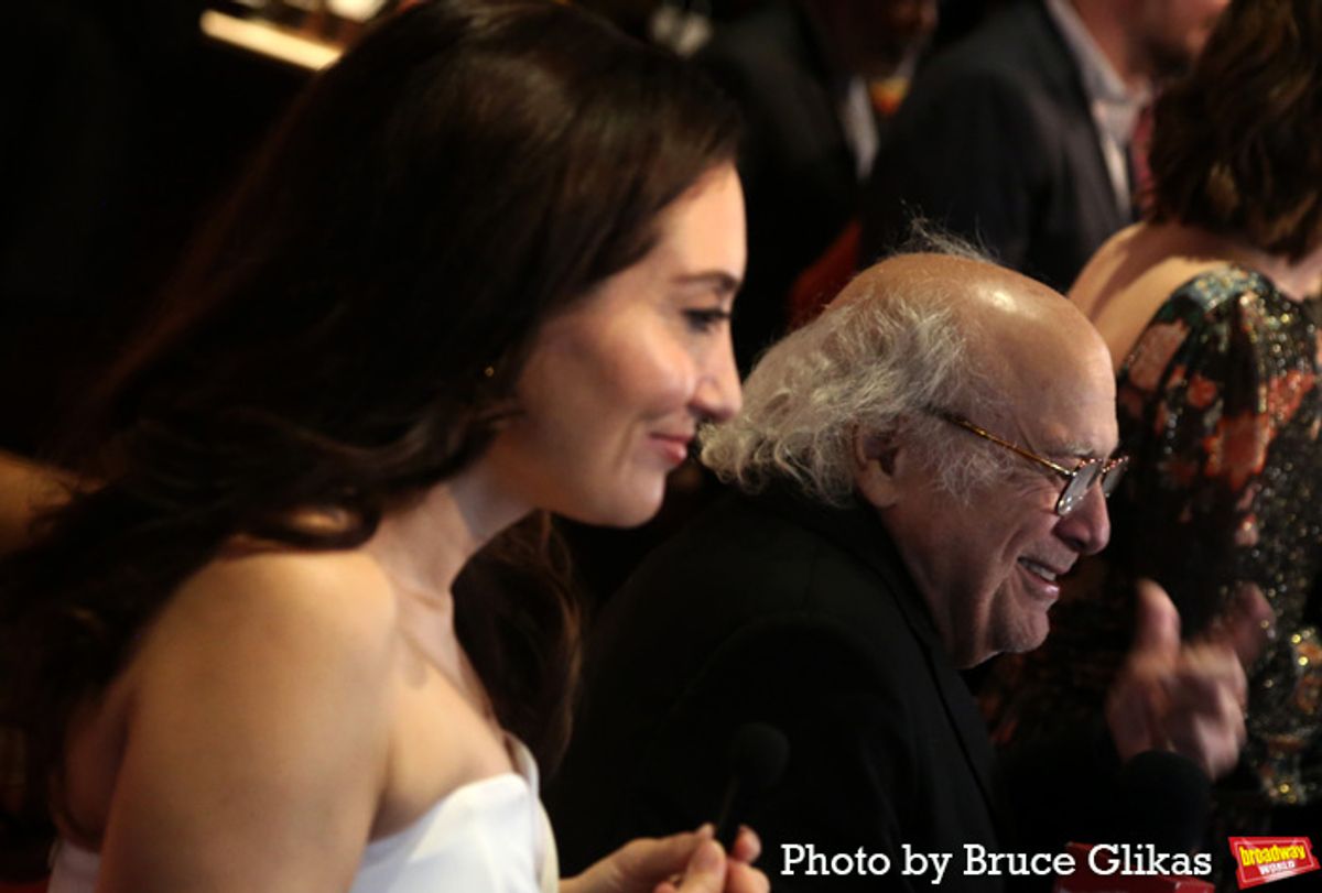 Lucy DeVito and Danny DeVito at 