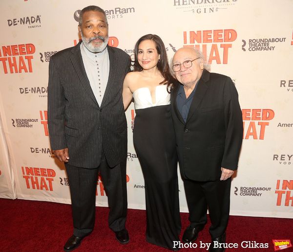 Ray Anthony Thomas, Lucy DeVito and Danny DeVito Photo