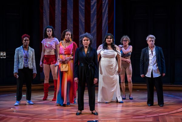 Celeste M. Cooper, Chloe Baldwin, Karen Aldridge, ensemble members Sandra Marquez, Ka Photo