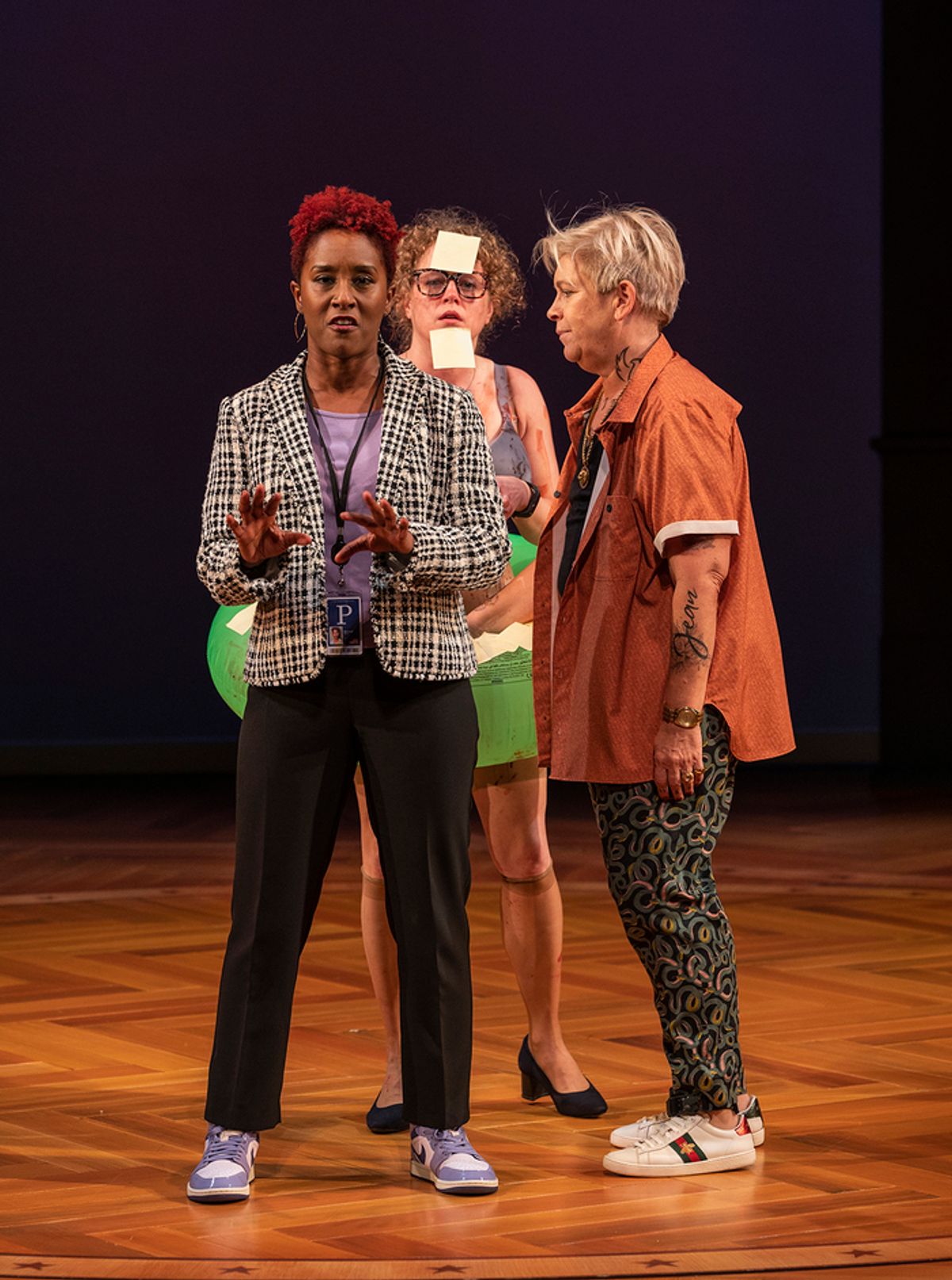 Celeste M. Cooper and Caroline Neff with Meighan Gerachis  at 