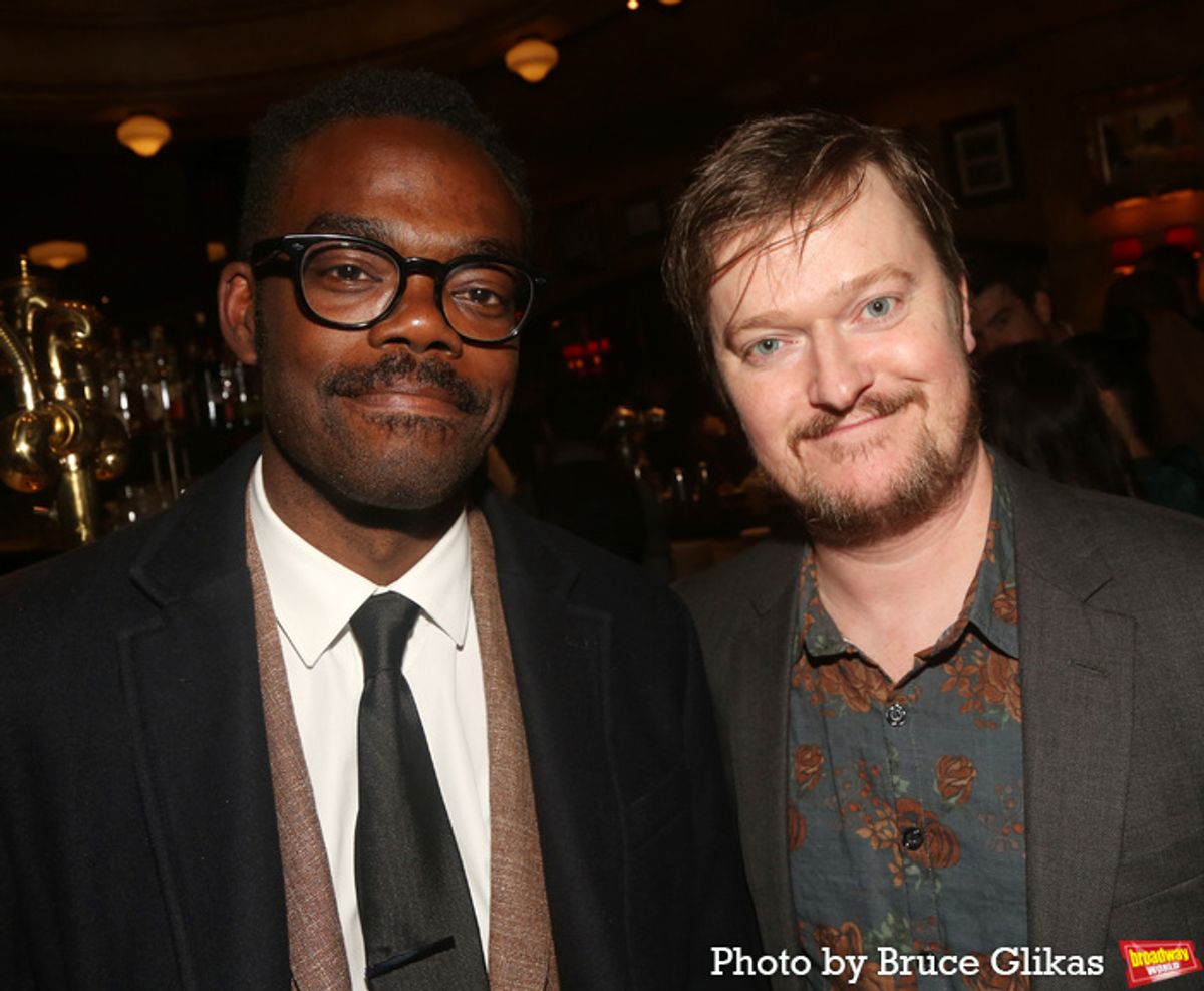 William Jackson Harper and Steven Boyer at 
