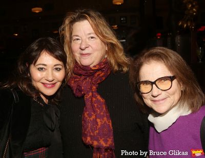 Frances Ruffelle, Playwright Theresa Rebeck and Tovah Feldshuh Photo