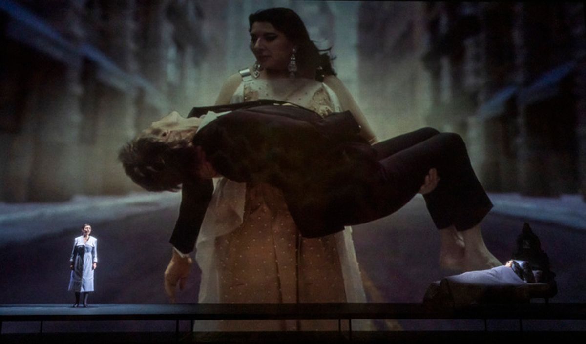 Elbenita Kajtazi, Marina Abramović, Willem Dafoe at 