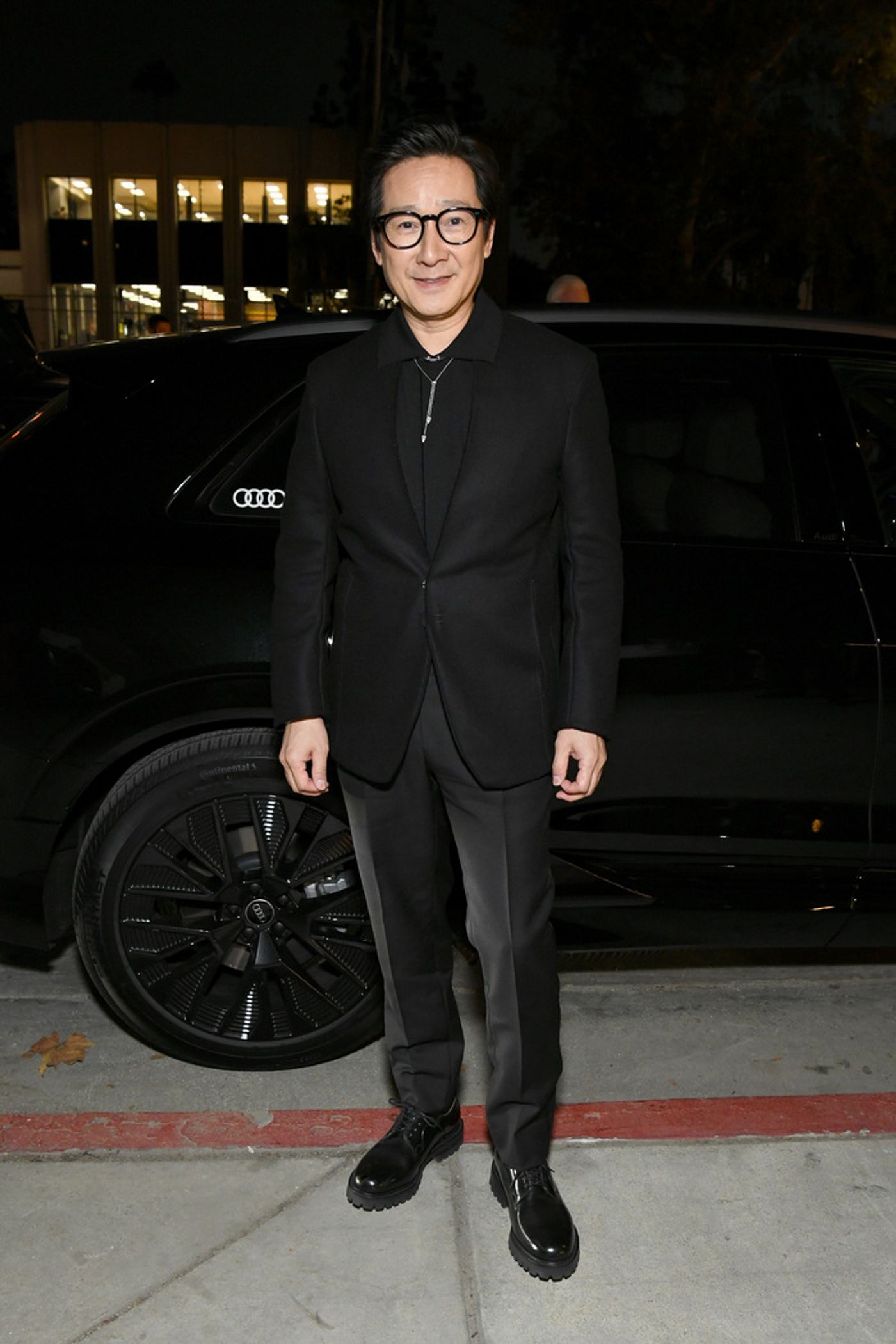 Photos: Lupita Nyong'o, Ke Huy Quan, Heidi Klum, & More Arrive in Audi's Fully Electric Fleet to the LACMA Art+Film Gala  Image