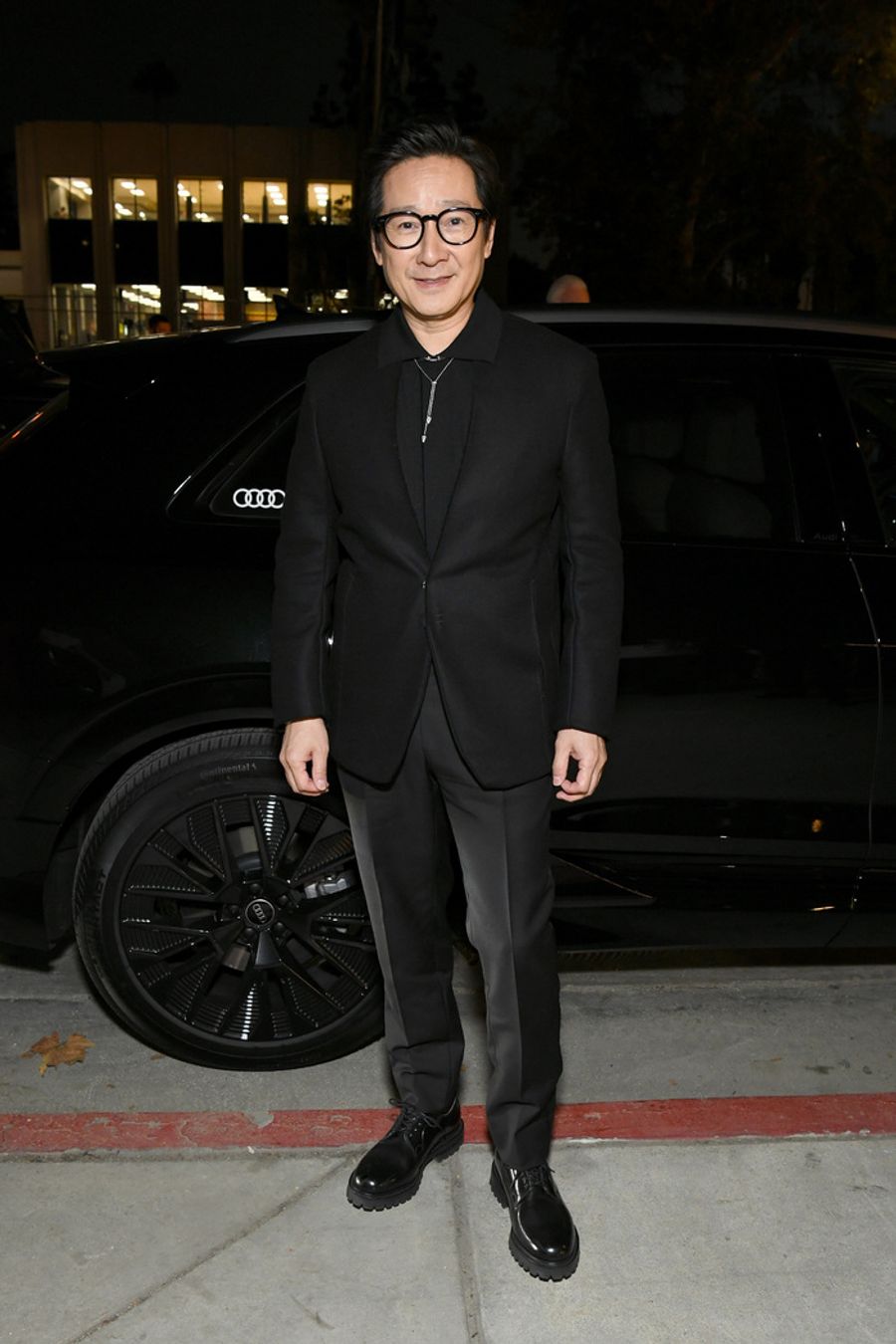 Photos: Lupita Nyong'o, Ke Huy Quan, Heidi Klum, & More Arrive in Audi's Fully Electric Fleet to the LACMA Art+Film Gala Image