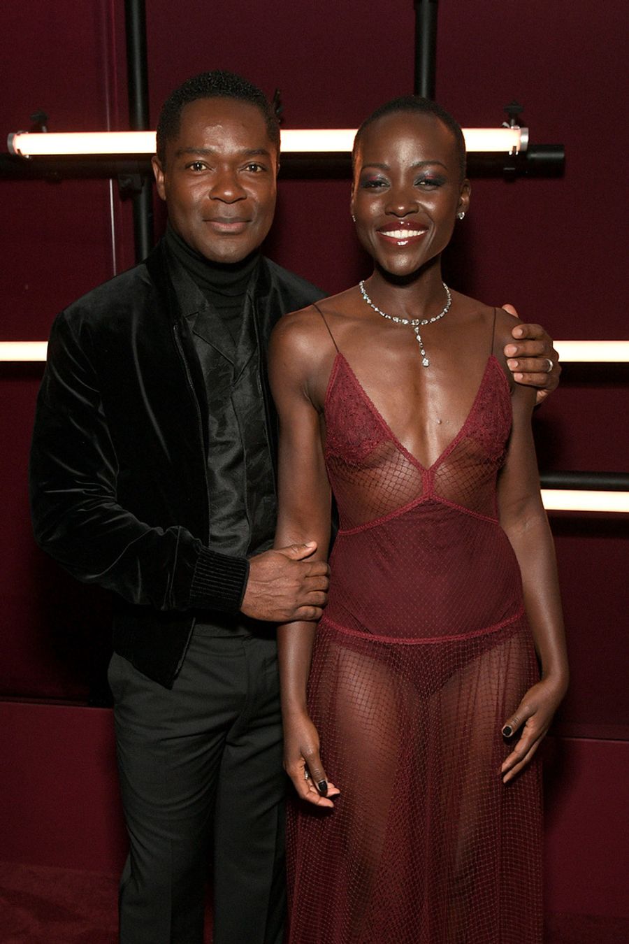 Photos: Lupita Nyong'o, Ke Huy Quan, Heidi Klum, & More Arrive in Audi's Fully Electric Fleet to the LACMA Art+Film Gala Image