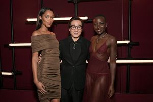 Laura Harrier, Ke Huy Quan and Lupita Nyong'o Photo