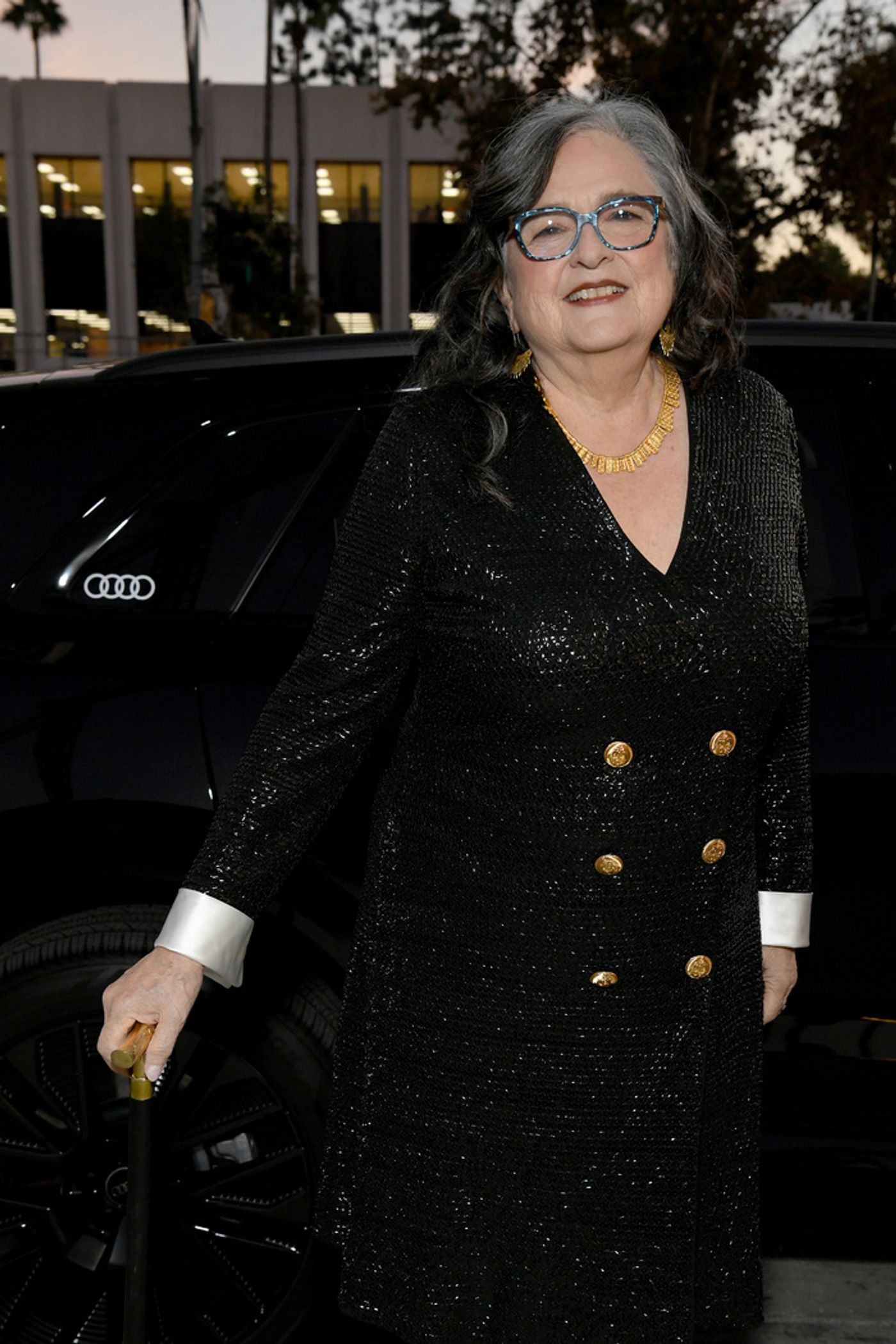 Photos: Lupita Nyong'o, Ke Huy Quan, Heidi Klum, & More Arrive in Audi's Fully Electric Fleet to the LACMA Art+Film Gala  Image