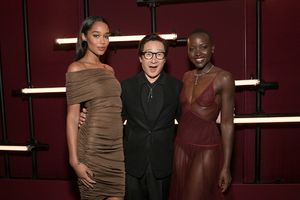 Laura Harrier, Ke Huy Quan and Lupita Nyong'o Photo
