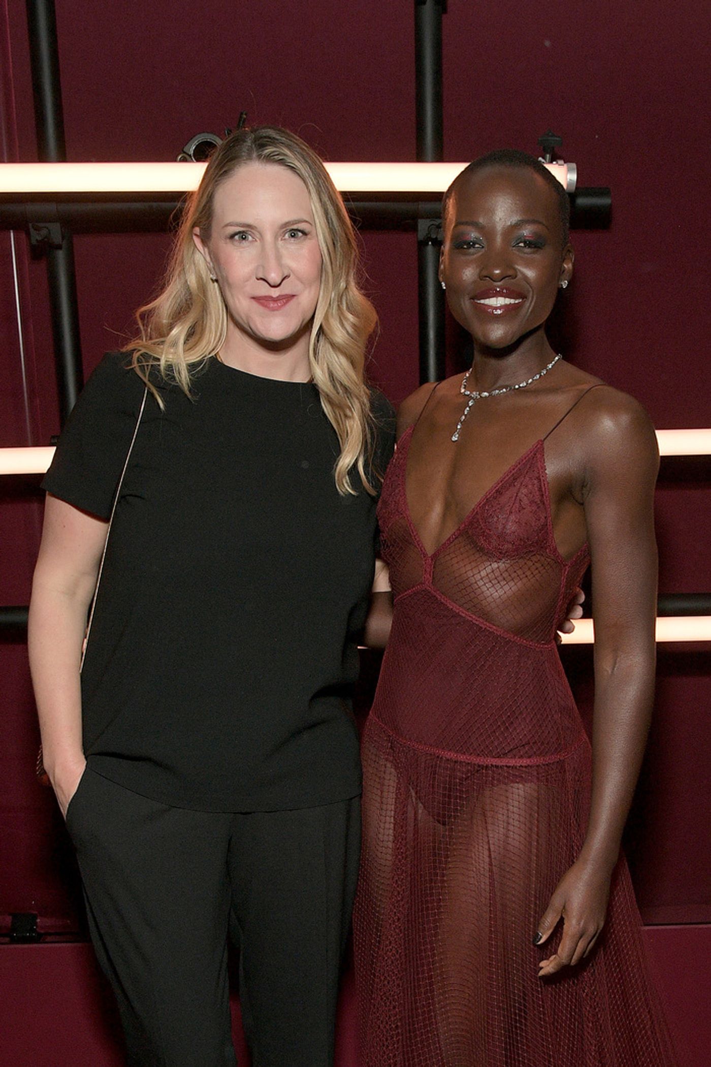 Photos: Lupita Nyong'o, Ke Huy Quan, Heidi Klum, & More Arrive in Audi's Fully Electric Fleet to the LACMA Art+Film Gala  Image