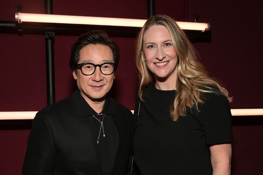 Photos: Lupita Nyong'o, Ke Huy Quan, Heidi Klum, & More Arrive in Audi's Fully Electric Fleet to the LACMA Art+Film Gala Image