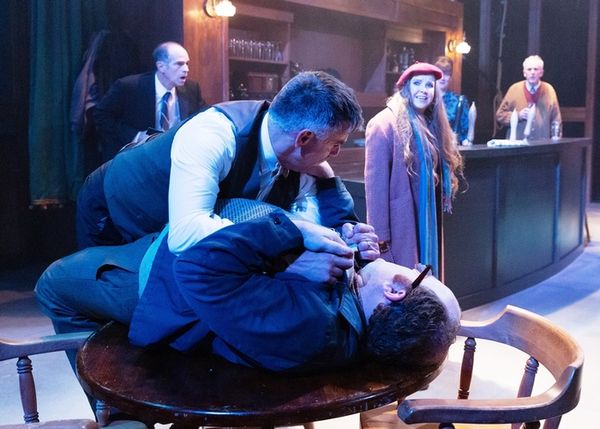 Top: Steve Kidd (Harry); Bottom: Gabriel Graetz (Syd Armfield); Background L to R: St Photo