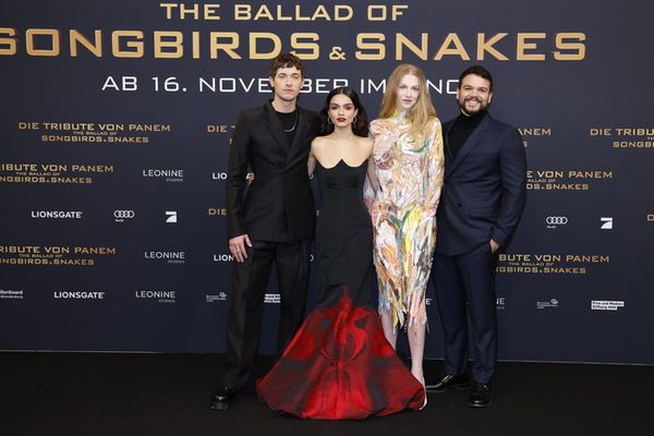 Tom Blyth, Rachel Zegler, Hunter Schafer, Josh Andrés Rivera Photo