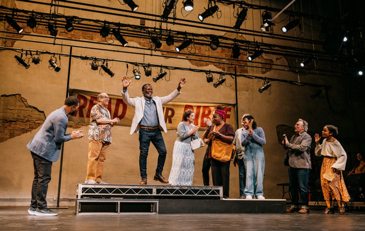 Thomas Hobson, Michael Kostroff, John Douglas Thompson, Marlene Forte, Pam Trotter, Gabriella Pizzigoni, David Aaron Baker, and Rachel Hilson at 