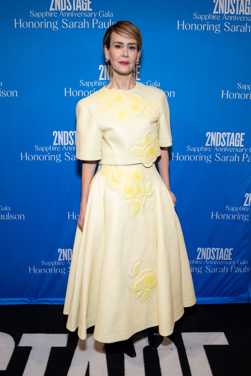 Photos: Stars Walk the Red Carpet for Second Stage's Sapphire Anniversary Gala Honoring Sarah Paulson — photo 17 of 45