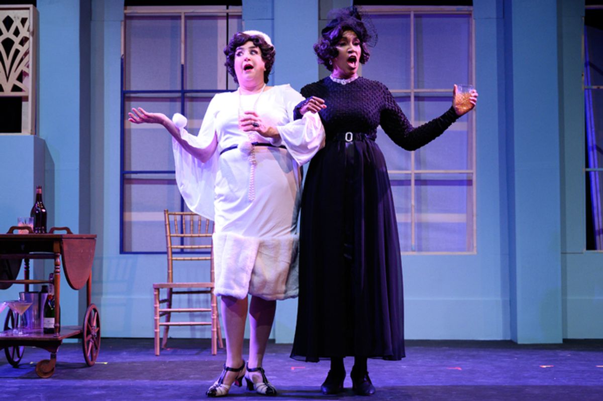 Cindy Goldfield and Elizabeth Jones at 