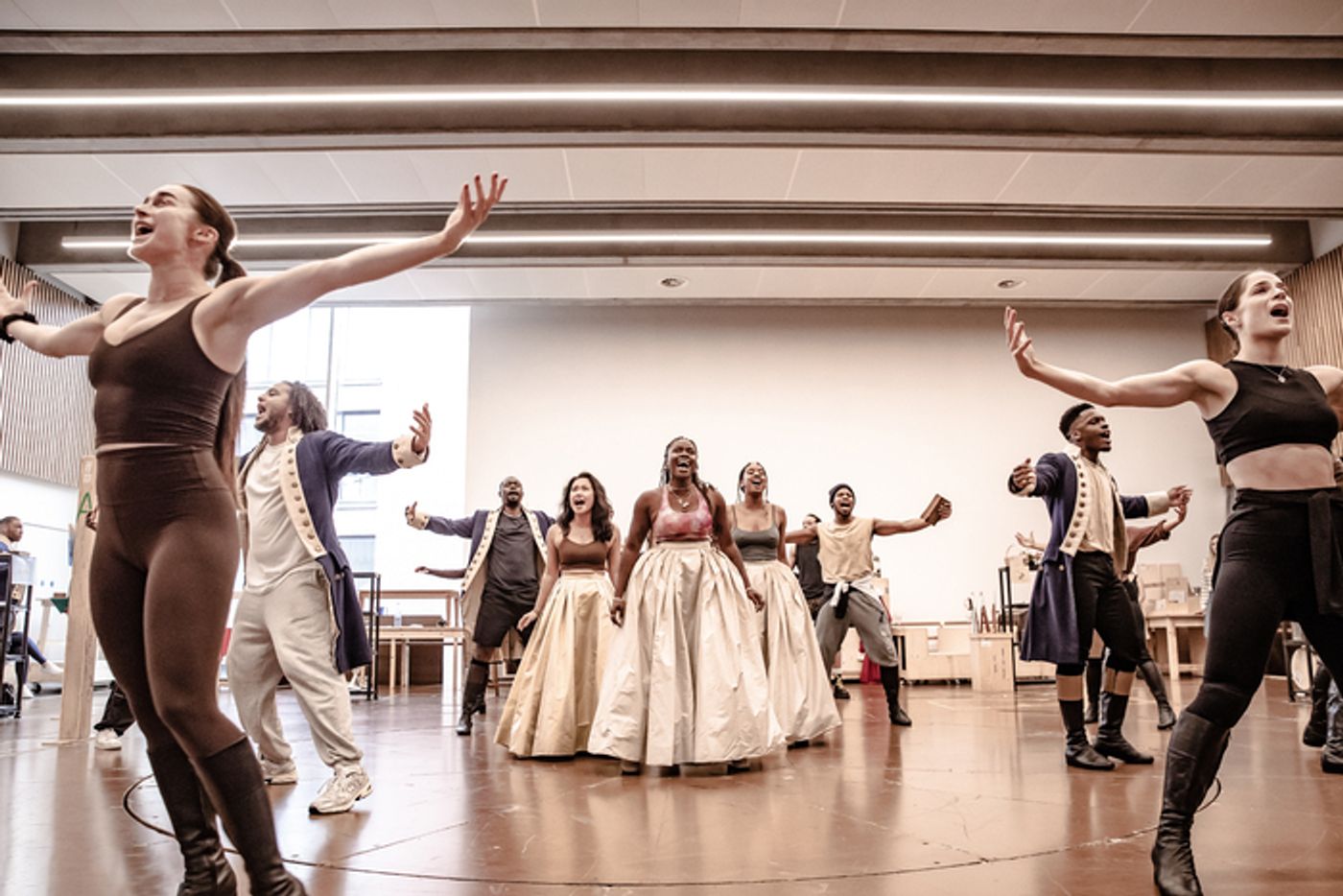 Photos: Inside Rehearsal For the First UK and Ireland Tour of HAMILTON Photos: Inside Rehearsal For the First UK and Ireland Tour of HAMILTON Image