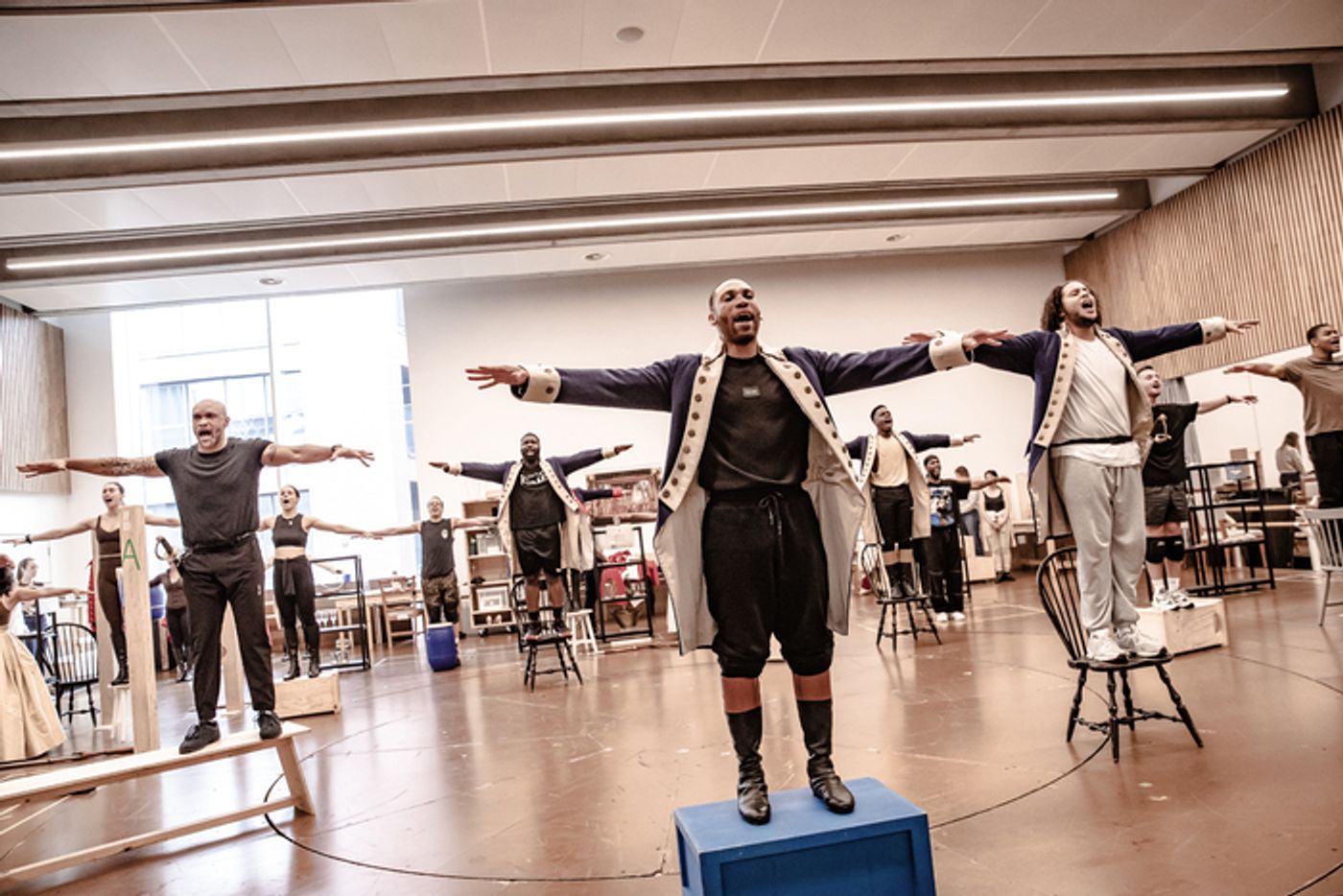 Photos: Inside Rehearsal For the First UK and Ireland Tour of HAMILTON Photos: Inside Rehearsal For the First UK and Ireland Tour of HAMILTON Image