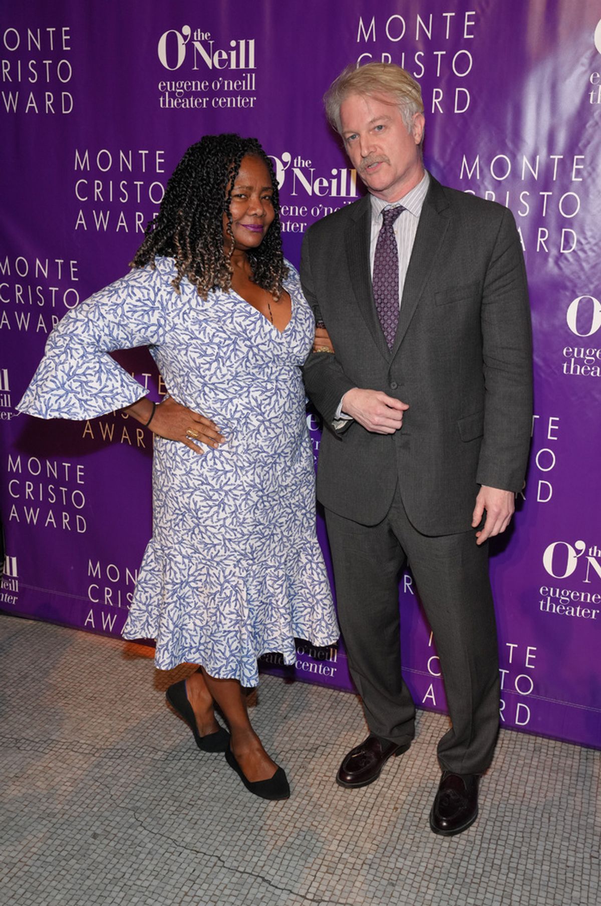 NEW YORK, NEW YORK - NOVEMBER 06: Tonya Pinkins and CJ Wilson attend the Eugene O'Neill Theatre Center Hosts The 22nd Monte Cristo Award Honoring Lynn Nottage at Capitale on November 06, 2023 in New York City. (Photo by Bennett Raglin/Getty Images for Eugene O'Neill Theater   ) at 