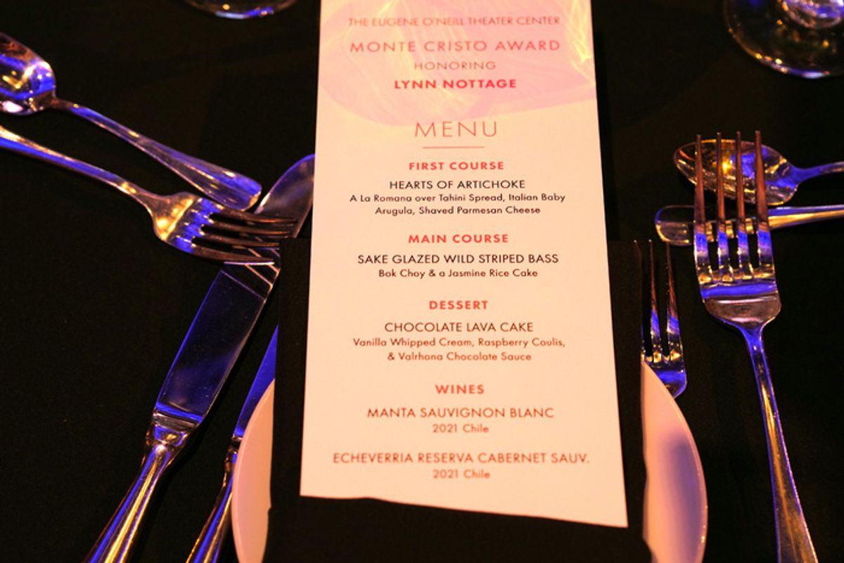 NEW YORK, NEW YORK - NOVEMBER 06: A view of atmosphere as Eugene O'Neill Theatre Center Hosts The 22nd Monte Cristo Award Honoring Lynn Nottage at Capitale on November 06, 2023 in New York City. (Photo by Bennett Raglin/Getty Images for Eugene O'Neill Theater) at 