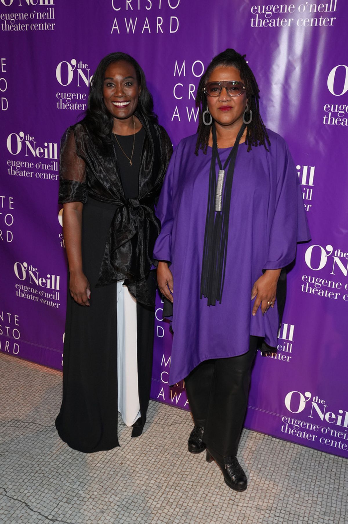 NEW YORK, NEW YORK - NOVEMBER 06: Tiffani Gavin and Lynn Nottage attend the Eugene O'Neill Theatre Center Hosts The 22nd Monte Cristo Award Honoring Lynn Nottage at Capitale on November 06, 2023 in New York City. (Photo by Bennett Raglin/Getty Images for Eugene O'Neill Theater   ) at 