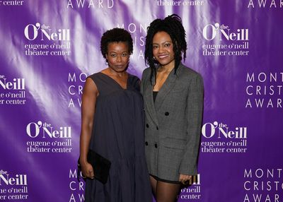 NEW YORK, NEW YORK - NOVEMBER 06: Quincy Tyler Bernstine and Gabby Beans attend the E Photo