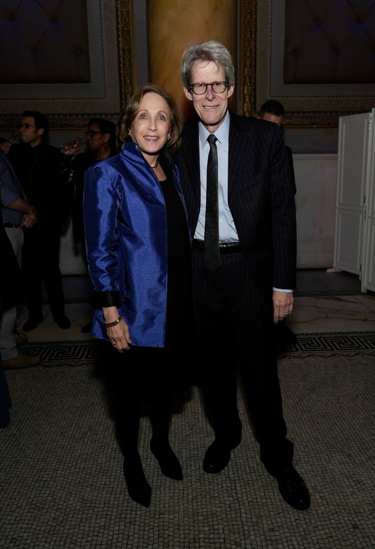 NEW YORK, NEW YORK - NOVEMBER 06: Ted Chapin (R) attends the Eugene O'Neill Theatre Center Hosts The 22nd Monte Cristo Award Honoring Lynn Nottage at Capitale on November 06, 2023 in New York City. (Photo by Ilya S. Savenok/Getty Images for Eugene O'Neill Theater) at 