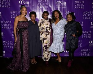 NEW YORK, NEW YORK - NOVEMBER 06: (L-R) Lisa Arrindell, Quincy Tyler Bernstine, Stace Photo