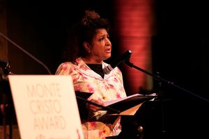 NEW YORK, NEW YORK - NOVEMBER 06: Joyce Sylvester performs onstage while Eugene O'Neill Theatre Center Hosts The 22nd Monte Cristo Award Honoring Lynn Nottage at Capitale on November 06, 2023 in New York City. (Photo by Ilya S. Savenok/Getty Images for Eugene O'Neill Theater) @ BroadwayWorld NEW YORK, NEW YORK - NOVEMBER 06: Joyce Sylvester performs onstage while Eugene O'Nei Photo