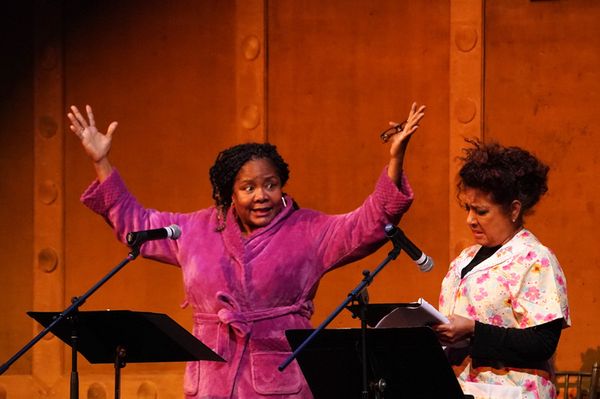 NEW YORK, NEW YORK - NOVEMBER 06: Tonya Pinkins and Joyce Sylvester perform onstage w Photo