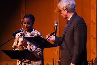 NEW YORK, NEW YORK - NOVEMBER 06: Stacey Sargent and CJ Wilson perform onstage while  Photo
