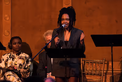 NEW YORK, NEW YORK - NOVEMBER 06: Gabby Beans performs onstage while Eugene O'Neill T Photo