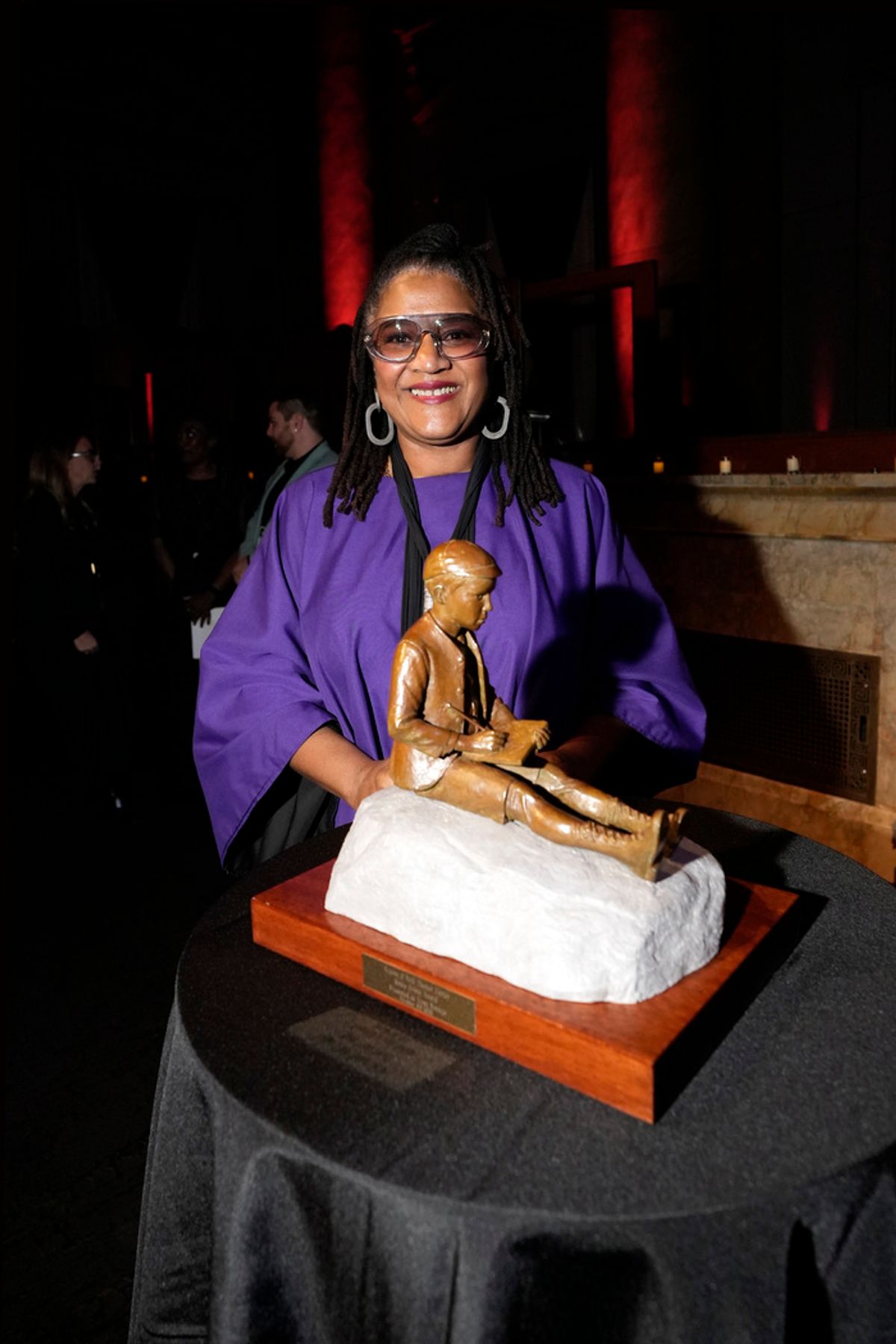 NEW YORK, NEW YORK - NOVEMBER 06: Lynn Nottage attends the Eugene O'Neill Theatre Center Hosts The 22nd Monte Cristo Award Honoring Lynn Nottage at Capitale on November 06, 2023 in New York City. (Photo by Ilya S. Savenok/Getty Images for Eugene O'Neill Theater) at 