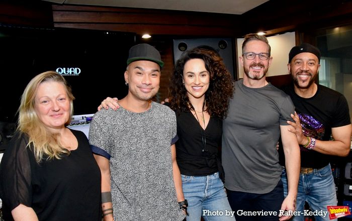 Exclusive: MOULIN ROUGE! Cast Hits the Recording Studio to Sing Carols For A Cure  Image