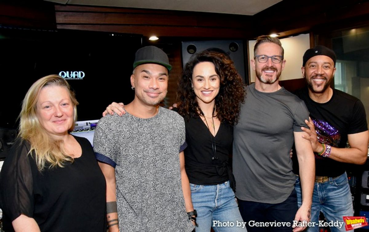 Lynn Pinto (Producer), Andros Rodriguez (Engineer), Sophie Carmen Jones, David Harris and Bobby Daye at 